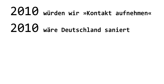 Neujahrsgruß-Einblendung, Teil 5