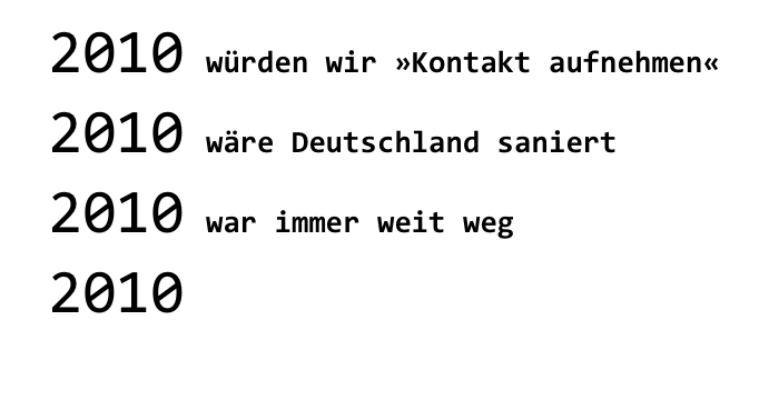 Neujahrsgruß-Einblendung, Teil 8